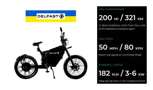 delfast, електричний, велосипед, дальнього, 3000w, 72-вольтовий